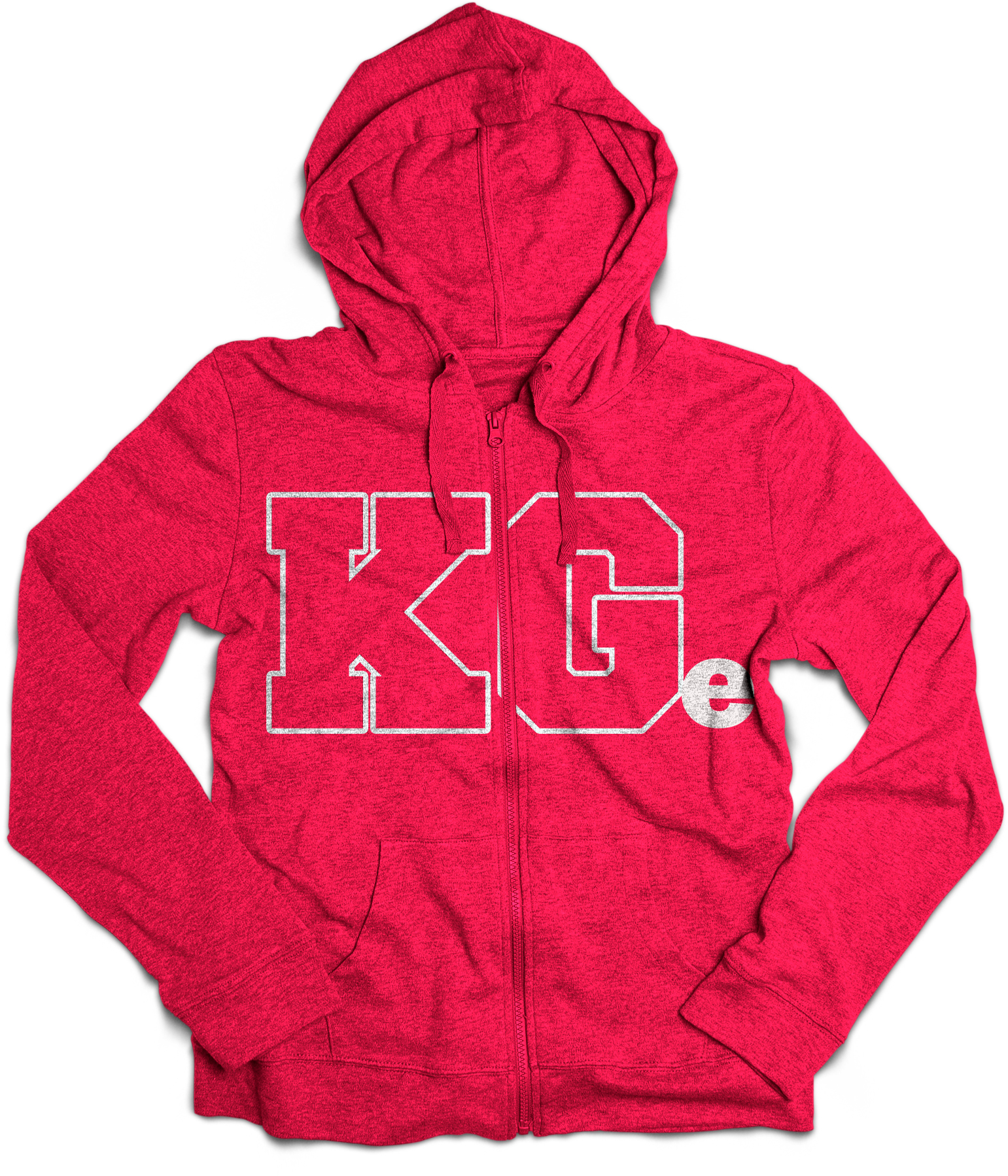 KG Pink Hooded Zip Sweatshirt
