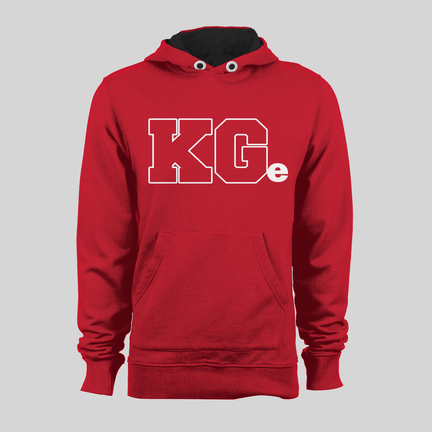KG Red Hooded Sweatshirt
