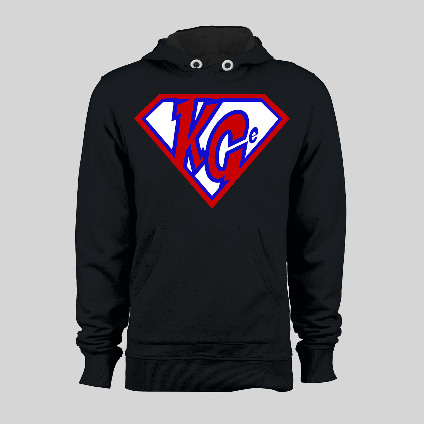 KG Super Black Hooded Sweatshirt